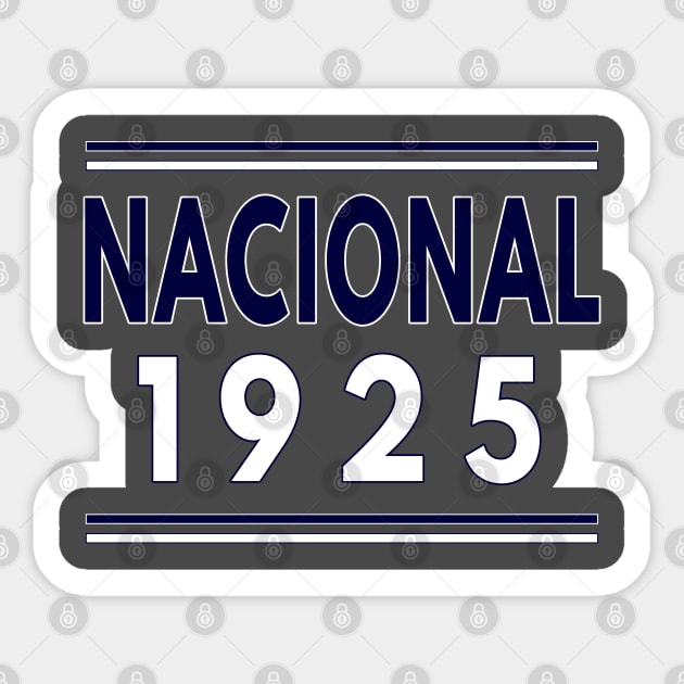 Nacional 1925 Classic Sticker by Medo Creations